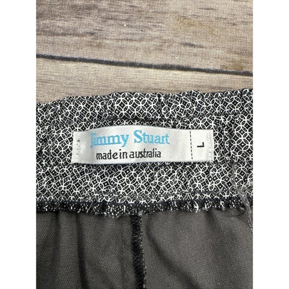 Jimmy Stuart Australia Bahamas Linen Cotton Shorts Mens Size L Gray Pockets - Picture 6 of 13